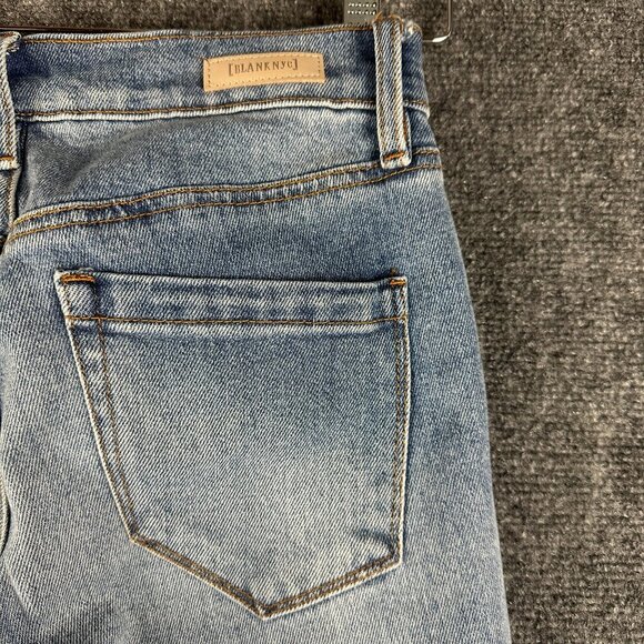 BLANKNYC Jeans Womens 26 The Madison High Rise Crop Cotton Stretch Light Wash - Picture 7 of 8